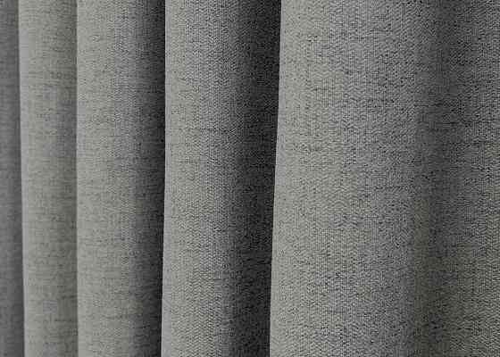 Шторна тканина "TWEED_V" однотонна колір сірий 1918ш Київ