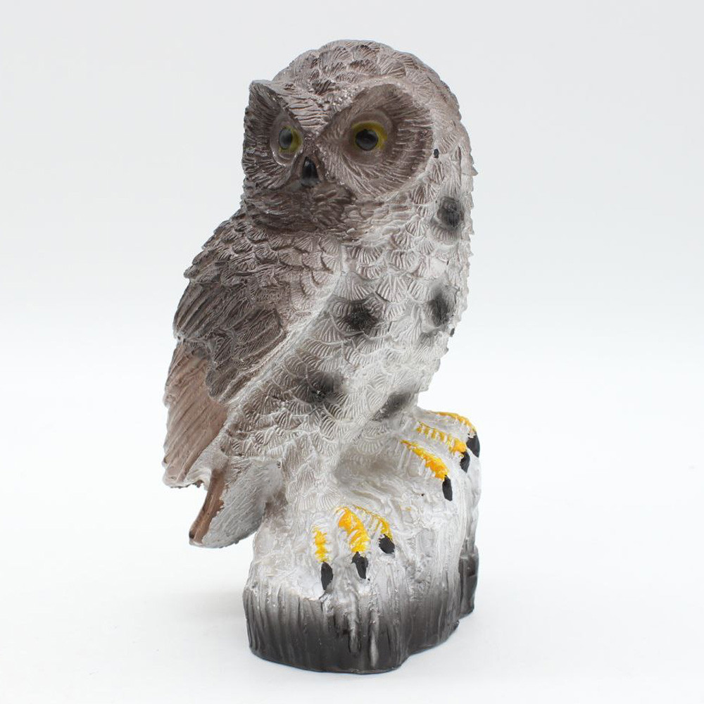 Садовий світильник на сонячній батареї 15,5см, "Сова" / Газонний ліхтар / Вуличний ліхтар у вигляді сови Київ - фото 4