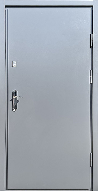 Двері металеві Redfort - Серія Метал/Метал + притвор комплектація Оптима плюс, RAL 7024 Київ - фото 1