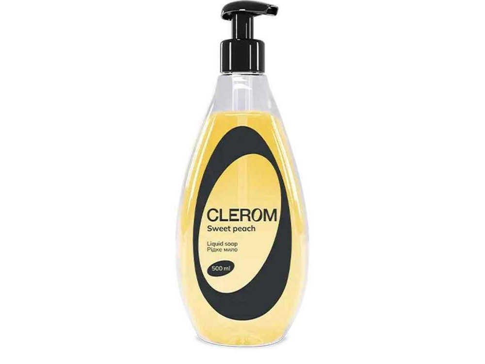 Мыло жидкое 500мл Sweet peach ТМ CLEROM Киев - изображение 1
