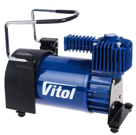 Компрессор VITOL K-55 150psi/23Amp/50л/шланг 5,0м/клеммы/с дефлятором Винница