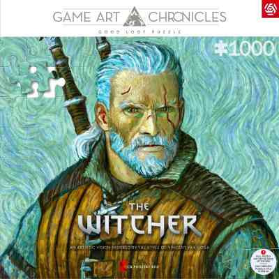 Пазл GoodLoot The Witcher Geralt of Rivia & Vincent van Gogh 1000 эл. (5908305247548) Винница