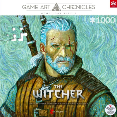 Пазл GoodLoot The Witcher Geralt of Rivia & Vincent van Gogh 1000 эл. (5908305247548) Винница - изображение 4