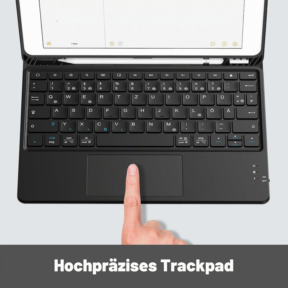 Захисний чохол з Bluetooth клавіатурою для iPad 10.2 Inch (9/8/7 Generation) та iPad Air 3rd / Pro 10.5 Дніпро - фото 4