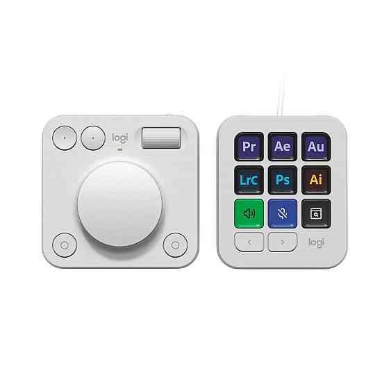 Консоль Logitech MX Creative Console Pale Grey (920-012932) ( 13782 ) Харків