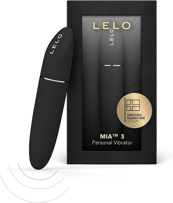 Шикарна віброкуля LELO Mia 3 Black Sex Aura Київ - фото 8