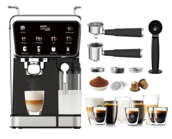 Кофемашина Zepline ZP-6803/3000 Вт, 20 Bar, 8 напитков, ESPRESSO COOL Коломыя