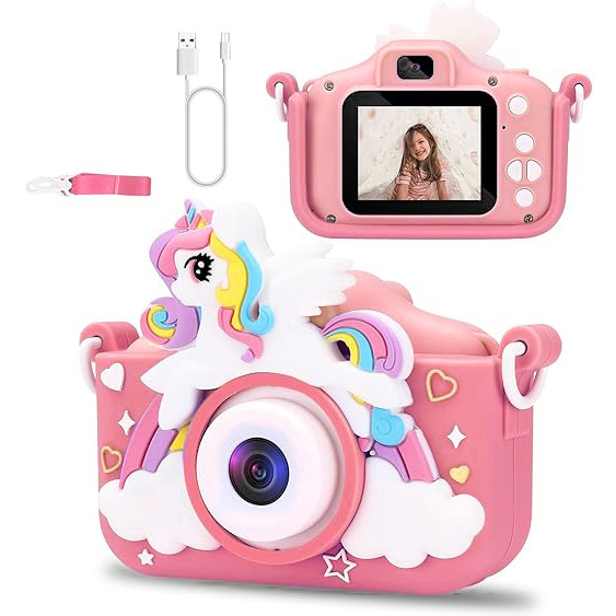 Детская камера с встроенным принтером, Подарок ребенку фотоапарат с мгновенной печатью HI-62 Львов - изображение 1