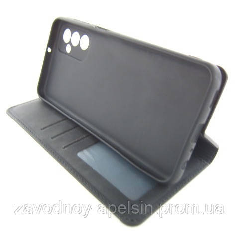 Чехол книга Samsung M13 M135 M136 Защита камеры (черный) Одеса - фото 2