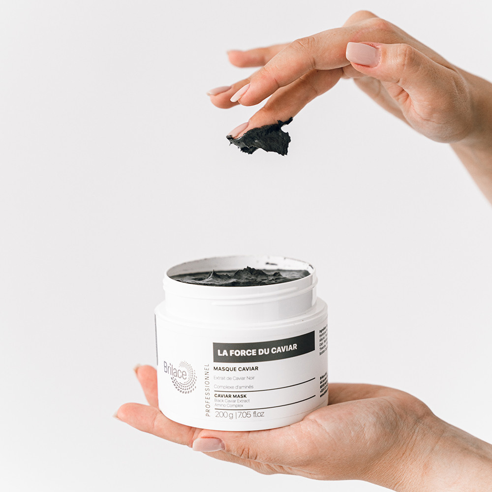 Маска з екстрактом чорної ікри Caviar mask Brilace, 200 мл Дніпро - фото 4