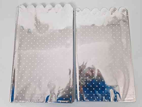 Пакет с рисунком для упаковки подарков   (20*35) №84 фольгированный 