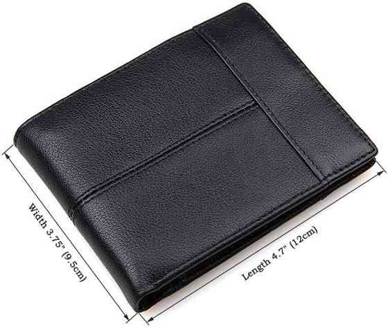 Гаманець чоловічий Vintage 14448 Чорний Київ