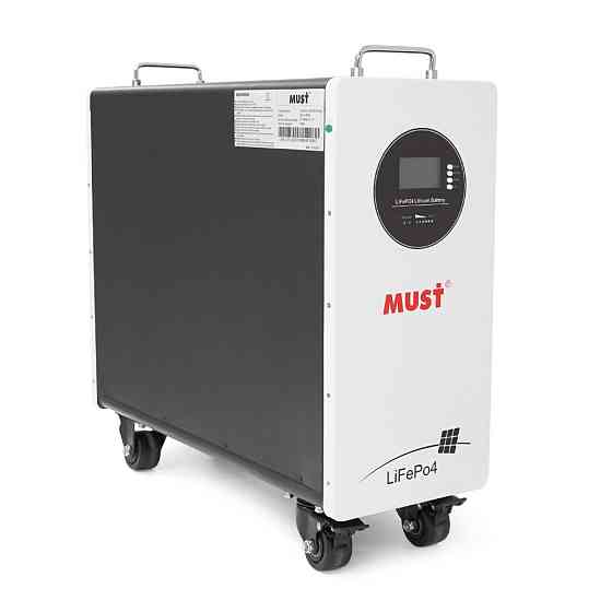 Акумуляторна батарея Must LiFePO4 LP21-48300 51.2V 300Ah 15,36KWh BMS200A@16S, CAN2&RS232&RS485,WI-FI,IP21 6000 cycles Київ