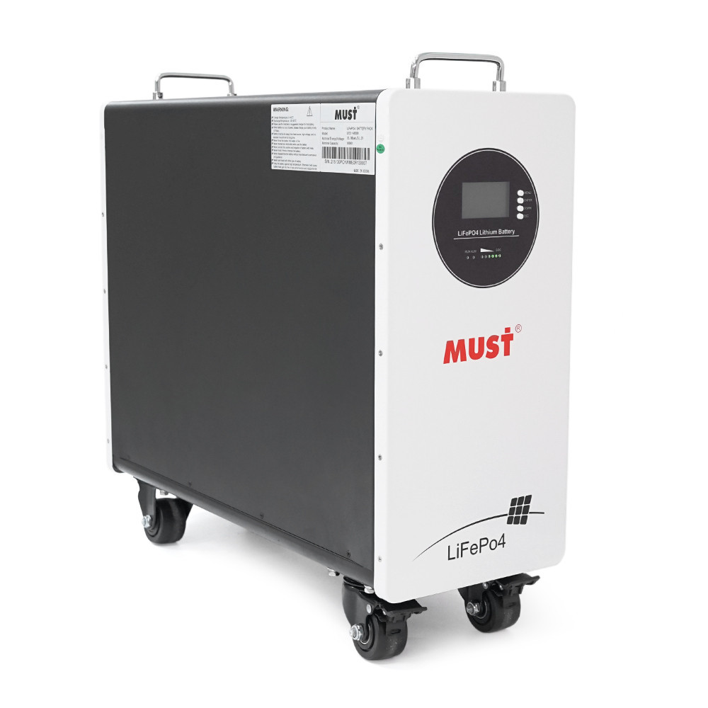 Акумуляторна батарея Must LiFePO4 LP21-48300 51.2V 300Ah 15,36KWh BMS200A@16S, CAN2&RS232&RS485,WI-FI,IP21 6000 cycles Київ - фото 1