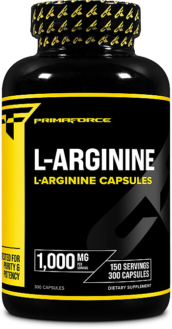 L-аргінін Primaforce L-Arginine, 1,000 mg 300 Capsules (500 mg per Capsule) Луцьк - фото 1
