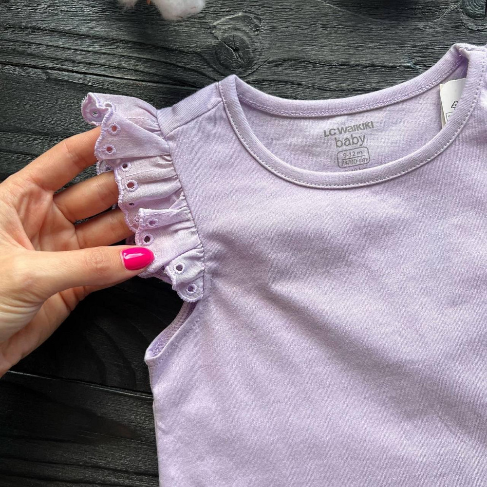 Дитяча Блузка для Дівчаток LC Waikiki Фіолетова 9-12мес (74-80см) Київ - фото 2