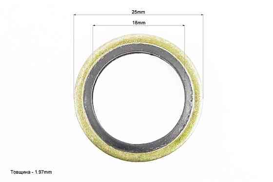 Шайба гідравлічного шланга 18х25х2 Киев