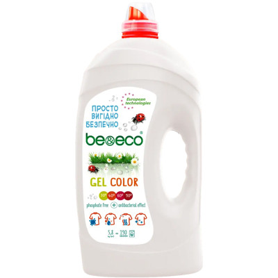 Гель для стирки Be&Eco Color 5.8 л (4820168433610) Винница - изображение 1