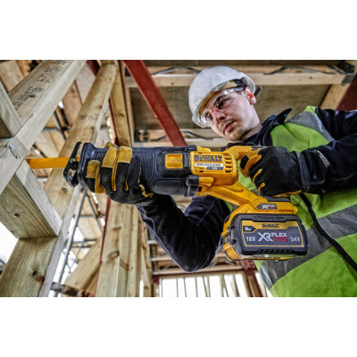Сабельная пила DeWALT 54В XR FLEXVOLT Li-lon, 0 - 3000 ход/мин, 3.54 кг, TSTAK (без АКБ и ЗУ) (DCS389NT) Винница - изображение 10