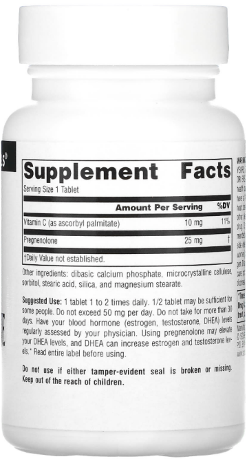 Прегненолон Source Naturals Pregnenolone 120 таб Київ - фото 2