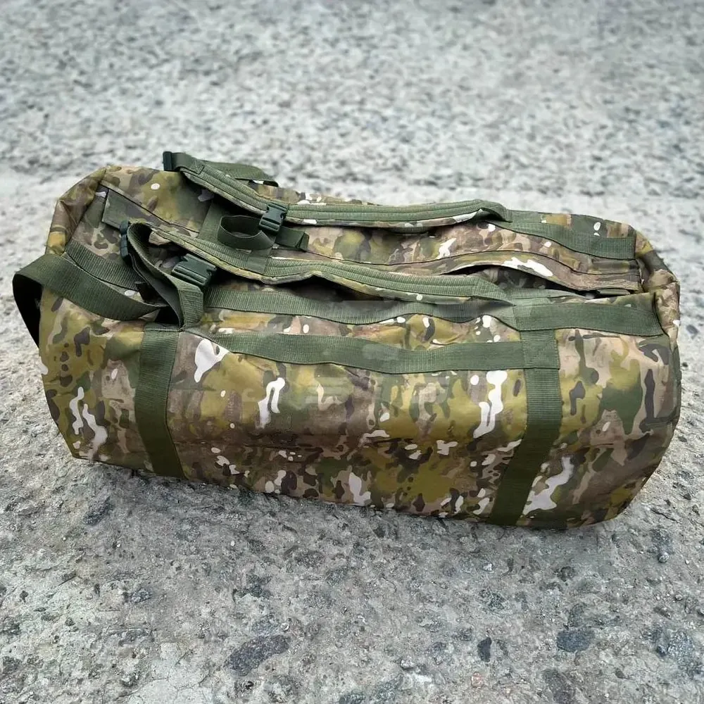Сумка-рюкзак військова непромокаюча мультикам, 110 л Запоріжжя - фото 6
