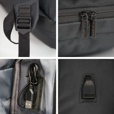 Рюкзак туристический NikiBo Classic 14л чорний (30010105-01) Винница - изображение 5