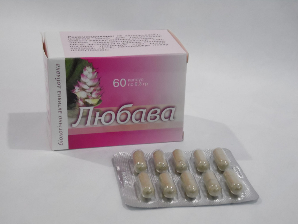 Любава для здоров'я статевої сфери жінок 60 таблеток Приморський край Київ - фото 1
