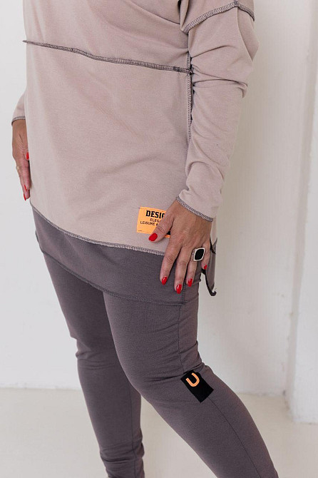 Женский прогулочный костюм двунитка Шоколад, 54/58 Одесса - изображение 8