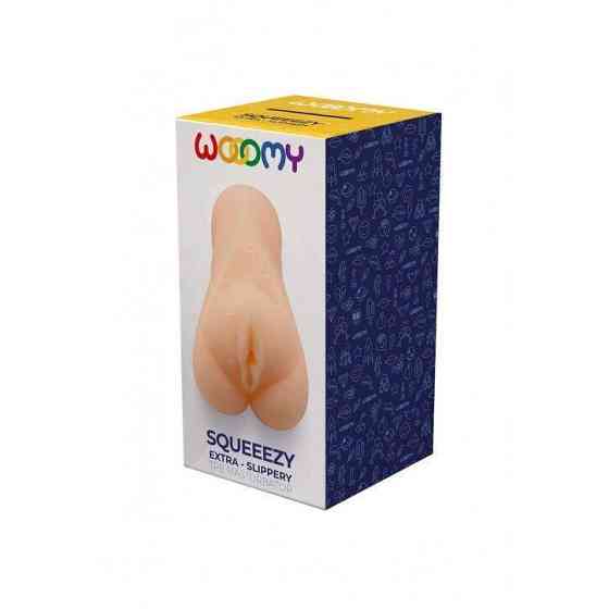 Мастурбатор-вагина Wooomy Squeeezy Masturbator Vagina, мягкие открытые губы, 13,2х5,4 см Sex Aura Киев