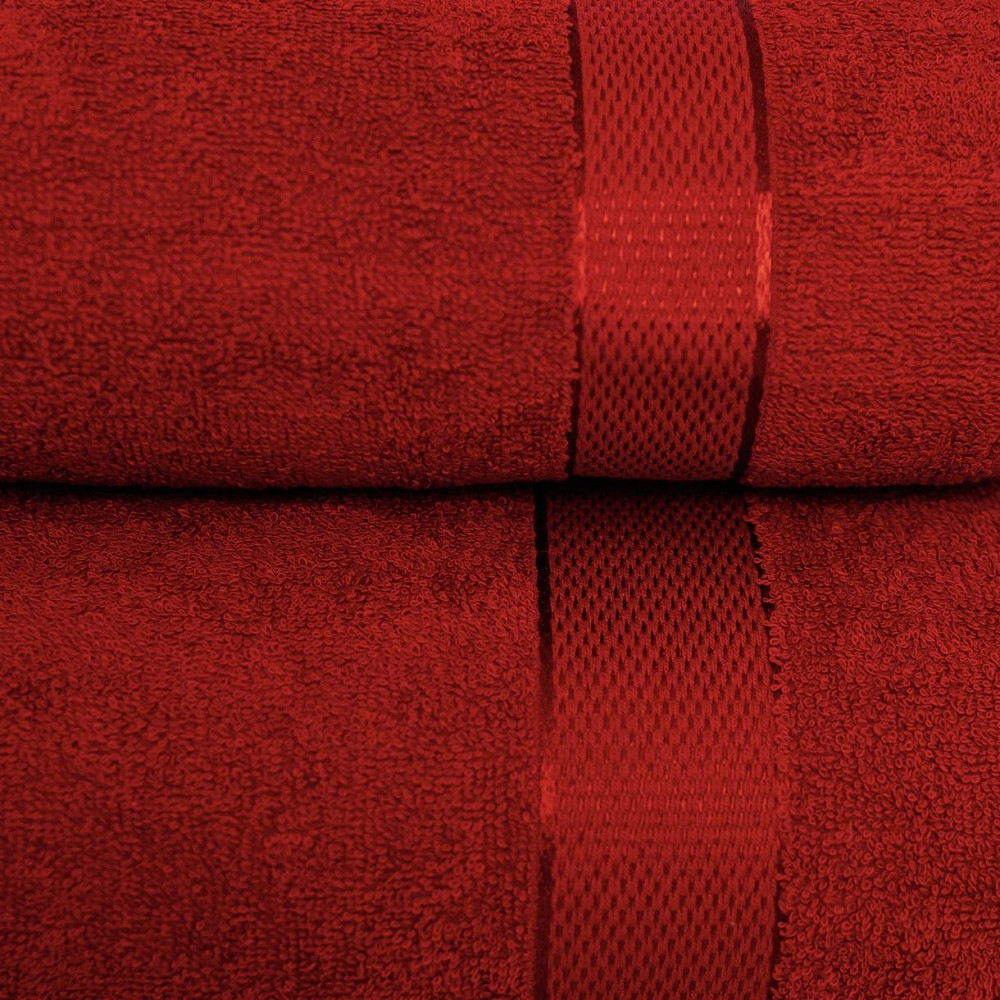 Набір Махрових рушників , Махра,Червоний, 50/90 та 70/140 Київ - фото 4