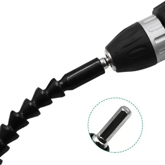 Гнучкий подовжувач 30 см для дрелі та шуруповерта Київ