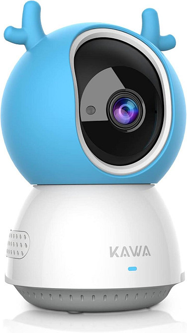 KAWA S6 Видеоняня с камерой и аудио, 5-дюймовый HD экран 720P, непрозрачный экран, ночное видение, 4000 мАч, 2 Київ - фото 1