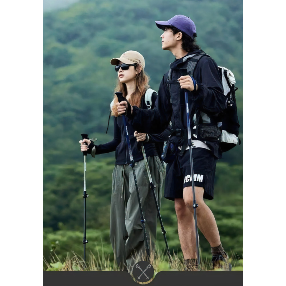 Трекінгова палиця Naturehike CNK2300DS010, 100 см, жовта Киев - изображение 6