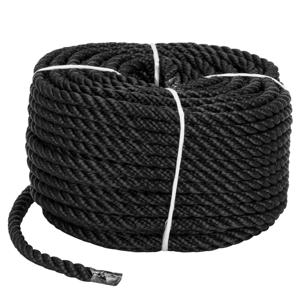 Веревка Polyester 3 Strand Rope 10Mm*30M Black Киев - изображение 1