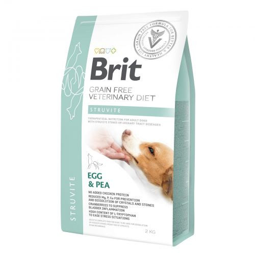 Корм сухой Brit Grain VetDiet Dog Struvite для собак с мочекаменной болезнью с яйцом индейкой горохом гречкой 2 кг Киев - изображение 1