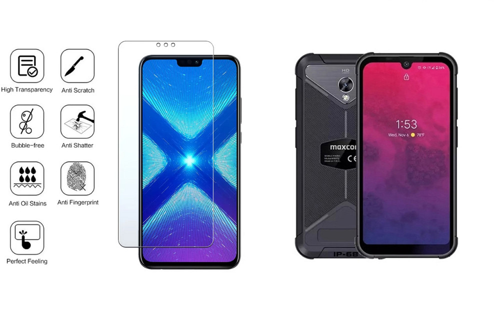 Защитное стекло NeoGlass для Maxcom MS572 – ультрапрозрачное и устойчивое Киев - изображение 4