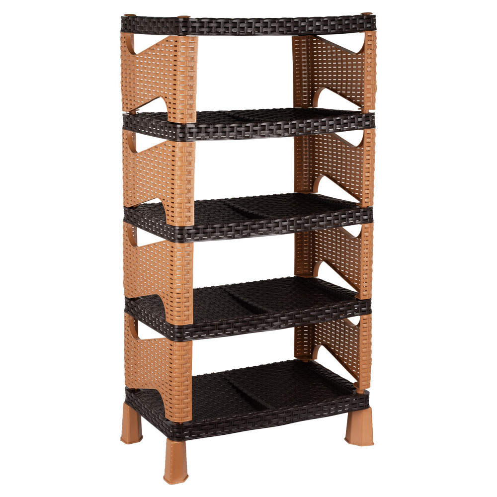 Етажерка 4-х ярусна Violet House 0733 Ротанг Гелаксі Brown (6819243) Київ - фото 2