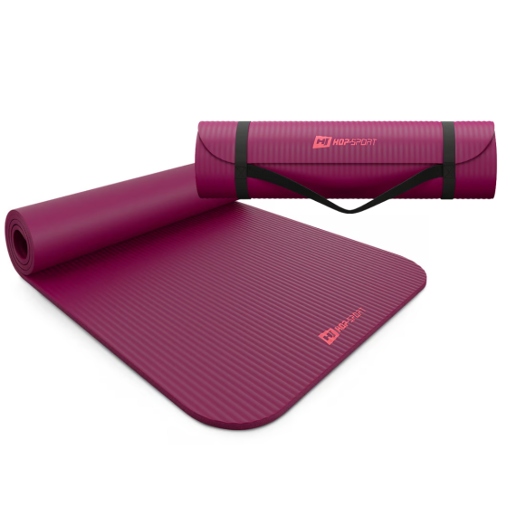 Колрик для йоги Hop-Sport HS-NB015GM NBR 1,5см ягодный Киев