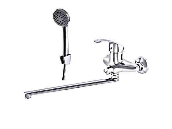 Смеситель Настенный серый для ванны JLB 279 (ZX2944) ТМ ZERIX Киев