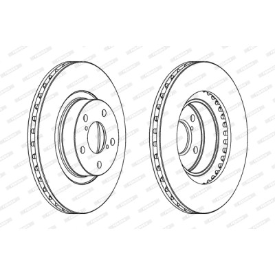 Тормозной диск FERODO DDF679C Винница - изображение 1