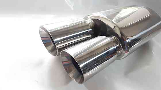 Прямоточный глушитель НГ-0688 нержавейка Винница