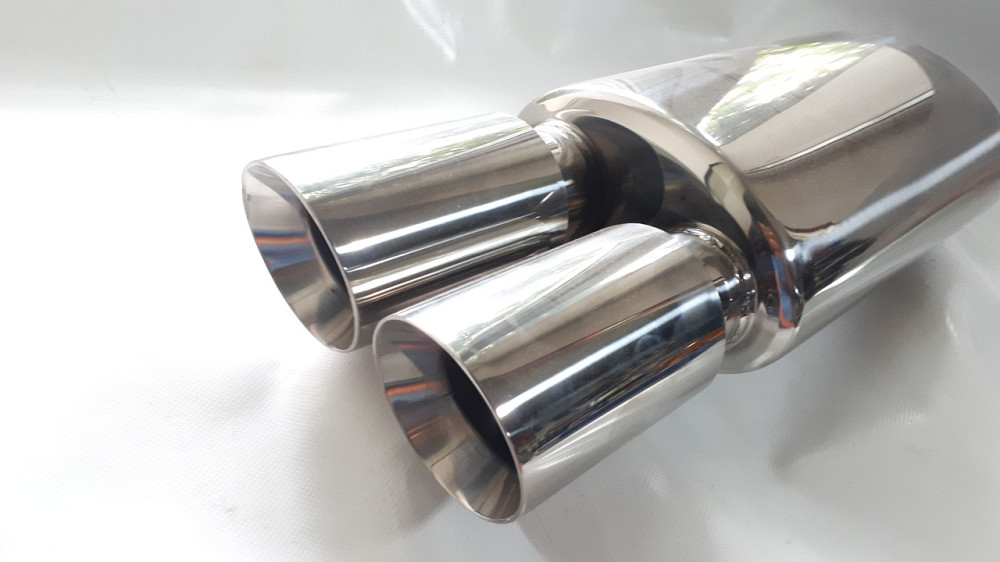 Прямоточний глушник НГ-0688 нержавіюча сталь Вінниця - фото 3