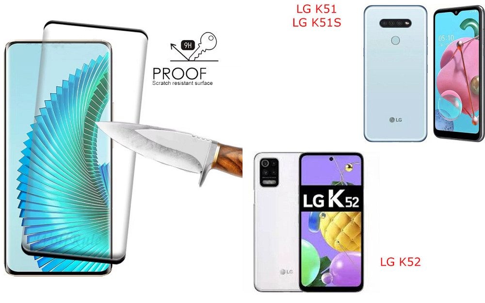 Захисне скло HyperGlass Pro для LG K51, LG K51S, LG K52 – максимальна чутливість та захист Київ - фото 1