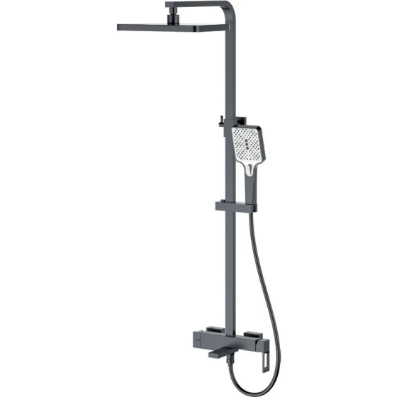 Haiba KANT 009-J GRAPHITE Душова колона зі змішувачем (Колір графіт) (HB9665) Київ