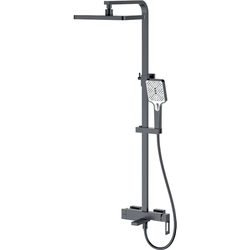Haiba KANT 009-J GRAPHITE Душова колона зі змішувачем (Колір графіт) (HB9665) Київ - фото 1