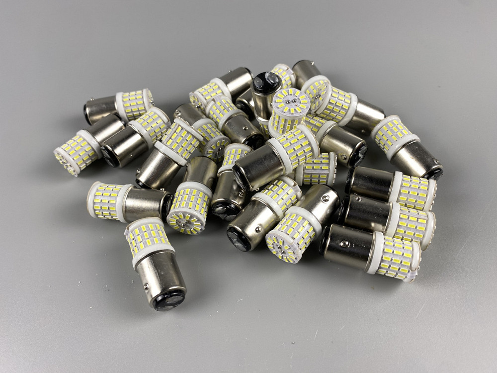 Лампа LED стоп-сигналу і покажчика повороту 12V з 2-х контактним цоколем 1157 BAY15d Мукачево - фото 6