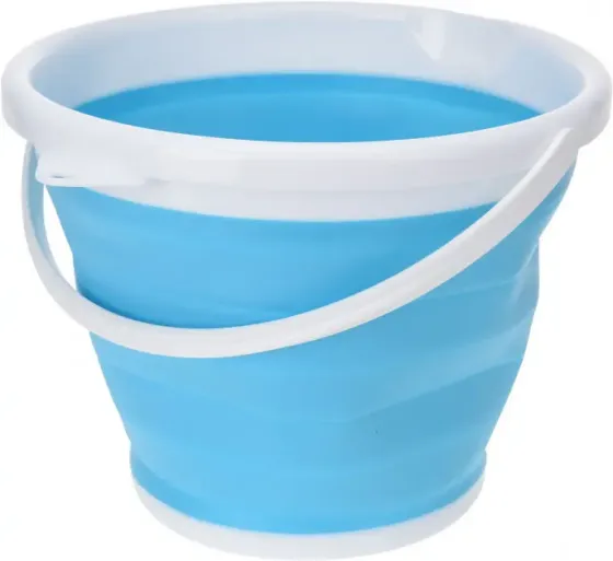 Складное ведро Silicon Bucket 10л., Туристическое ведро, Силиконовое ведро Коломия