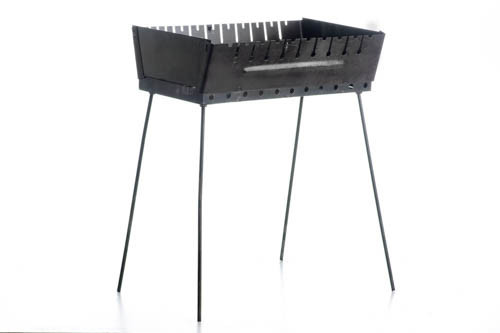 Мангал розкладний (кейс) товщина 2мм на 10 шампурів з чохлом і рукавичками СИЛА Київ - фото 1