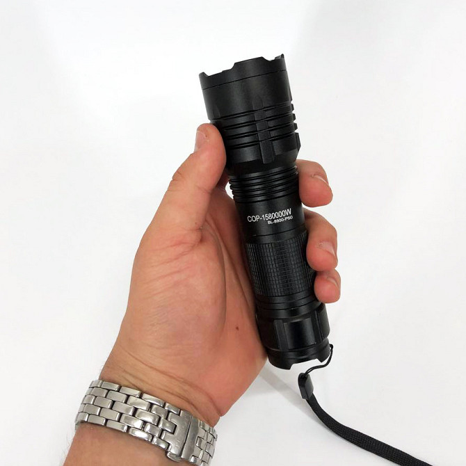 Ліхтарик на USB зарядкою для дому, LED ліхтар потужний на вулицю, Ліхтар із захистом від пилу PN-77 Львів - фото 5