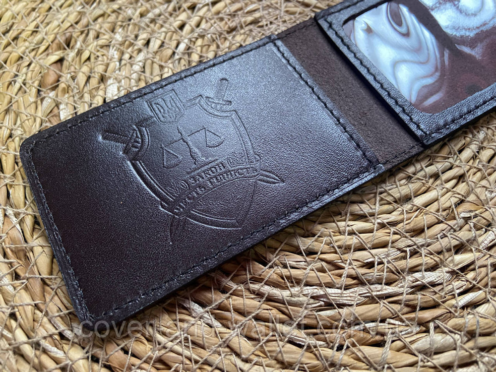 Обкладинка Прокуратура України коричневого кольору з натуральної шкіри PS Київ - фото 3